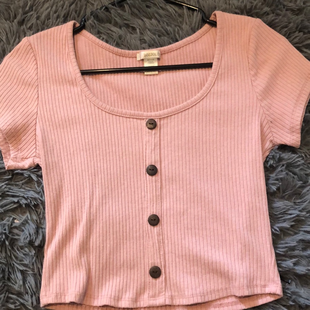 Light pink Crop top